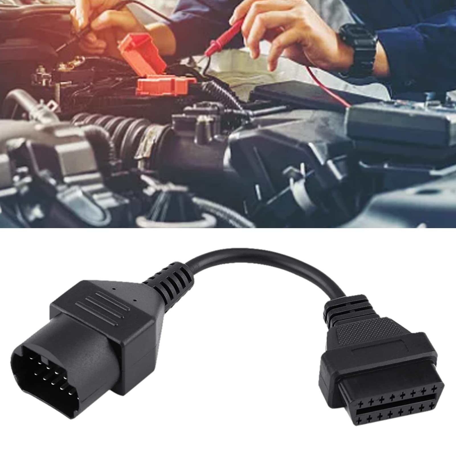 SustVita 17 Pin auf 16 Pin OBD2 Adapter Stecker Diagnosescanner Kabel für von SustVita