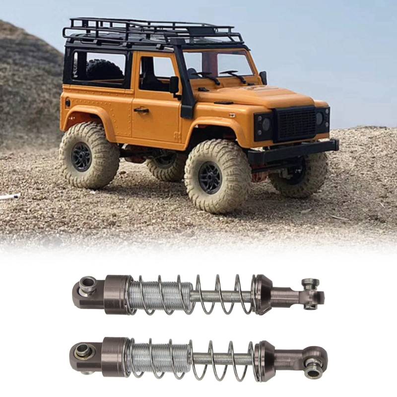 SustVita 60mm Aluminum Alloy Parts: RC Car Shock Absorber Modification Parts for WPL C14, C24, MN D90, 99S Selections: and Outlast RC Car Components (Ti) von SustVita