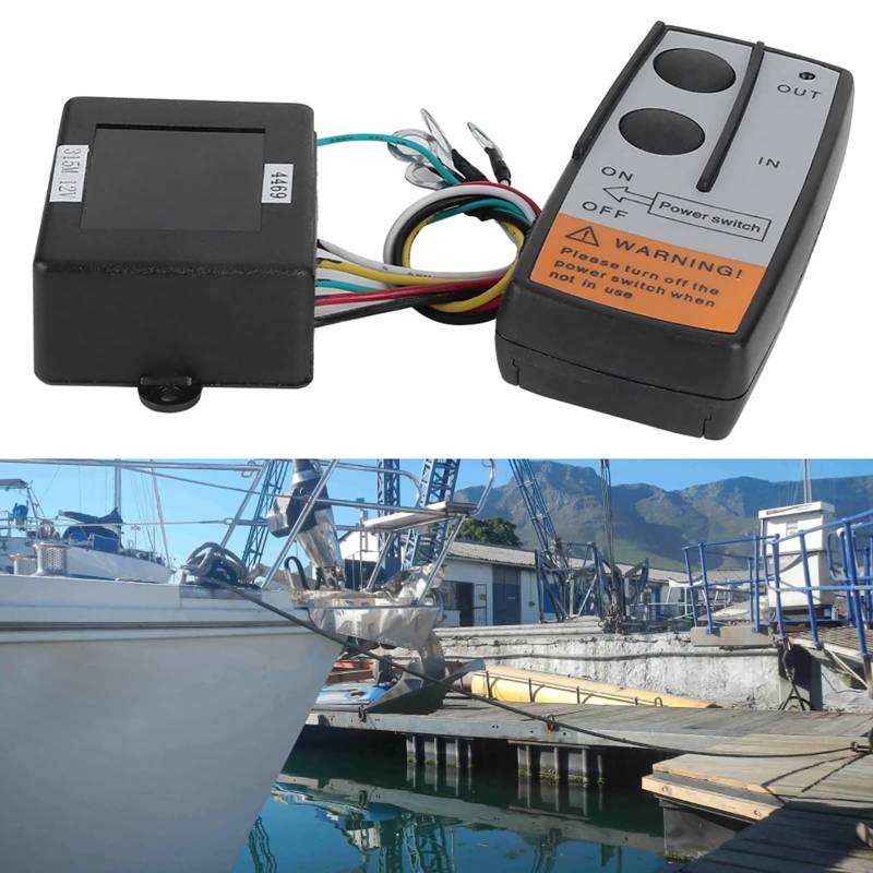 Sustvita Anker Winch Wireless Switch, Fernbedienungs -Mobilteil, Meeresboot -Zubehör für nahtlose Kontrolle von SustVita