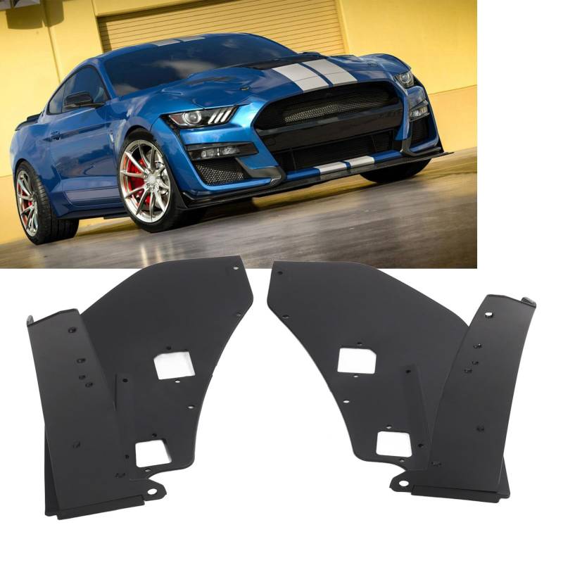 Sustvita Mustang GT500 Spoiler, Frontstoßstange Lip Splitter und verhindern Kollisionsflügel für die Auswahl 2014-2021, verbessert Stil und Schutz von SustVita