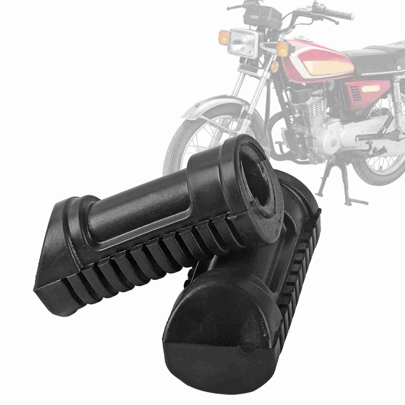 Sustvita Non - Slip Foot Peg Pedale - Motorrad vordere Fußränze Gummi -Grip -Griffabdeckung für 125 cg 125 von SustVita