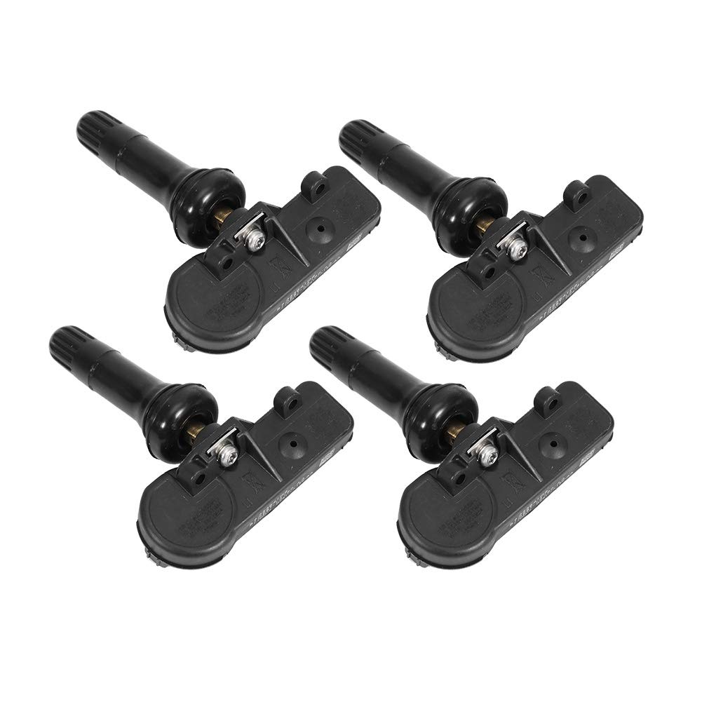 Reifendruckkontrolle, 4 Stück Reifendruck Monitor Reifendruckkontrollsensoren TPMS DE8T1A180AA von Suuonee