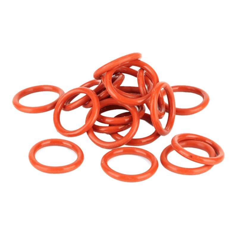 Röhrendämpfer Silikon Ringe Dämpfer, 20 stücke Rohr Dämpfer Silikon Ringe Fit für 12AX7 12AU7 12AT7 12BH7 EL84 (Orange) von Suuonee