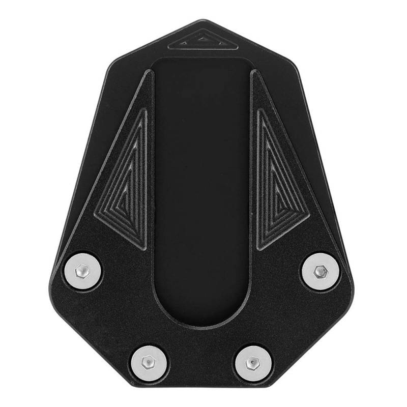 Suuonee Kickstand Pad, Motorrad Seitenst?nder Pad Anti-Rutsch-Fu? Kickstand Extension Pad Vergr??erer für Benelli TRK 502(Schwarz) von Suuonee