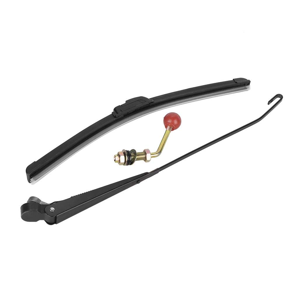 Suuonee Scheibenwischer, Auto Auto Universal Manuelle Scheibenwischer Set Fit für UTV Ersatzteil von Suuonee