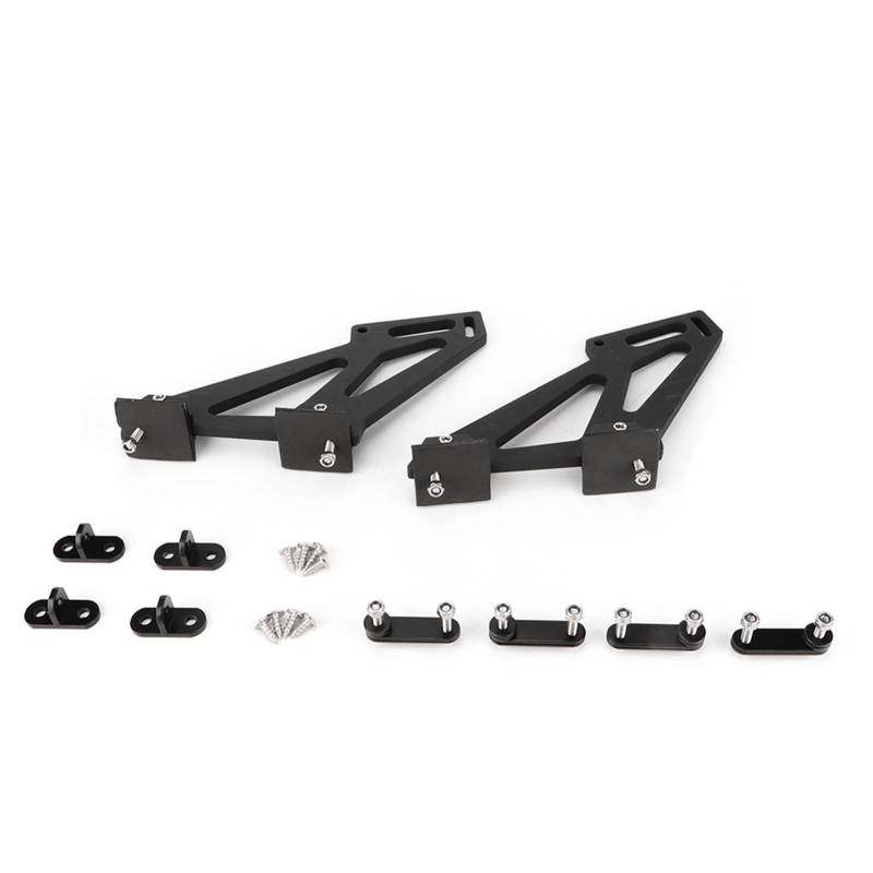 Suuonee Spoiler Beine Heckflügel Halterungen, Universal Car CNC Aluminium Alloy Heckflügel Trunk Racing Heckspoiler Beine Halterung von Suuonee