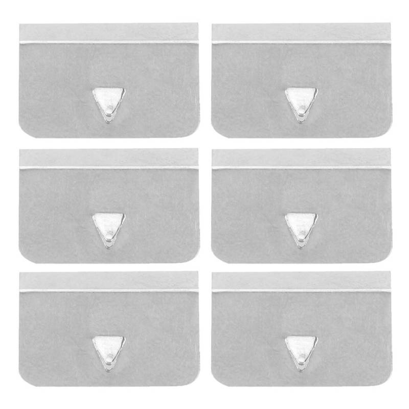 Suuonee Windabweiser Clips, Universal Auto Edelstahl Wind Regen Abweiser Kanal Befestigung Halteklammern Set(6pcs) von Suuonee