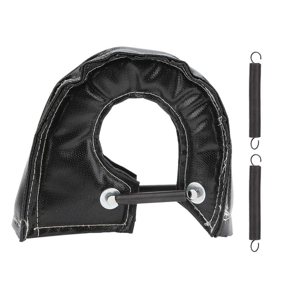 Turbolader Hitzeschild, Turbo Blanket Hitzeschild Barrier Cover für T3 T25 T28 GT25 GT35 Turbolader Schwarz von Suuonee