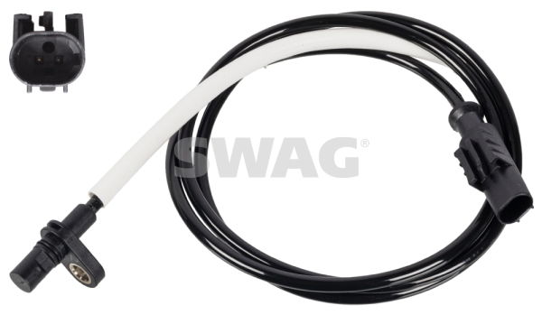 Sensor, Raddrehzahl Hinterachse Swag 33 10 0458 von Swag