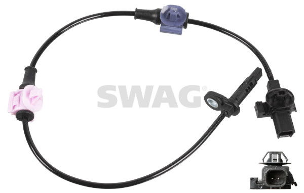 Sensor, Raddrehzahl Hinterachse links Swag 33 10 5157 von Swag