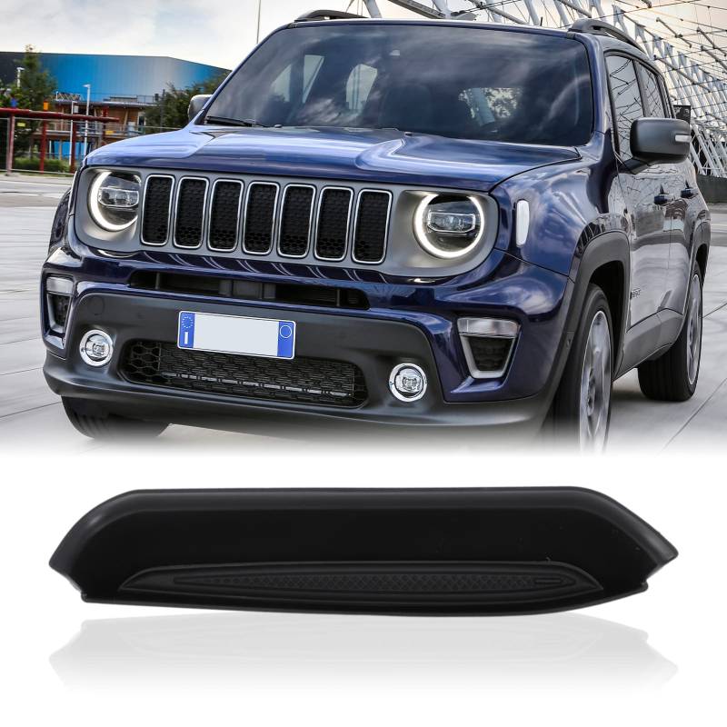 Swgaunc Tablett Aufbewahrungsbox für Jeep Renegade BU 2015 2016 2017 2018 2019 2020 2021 2022 mit rutschfestem Pad von Swgaunc