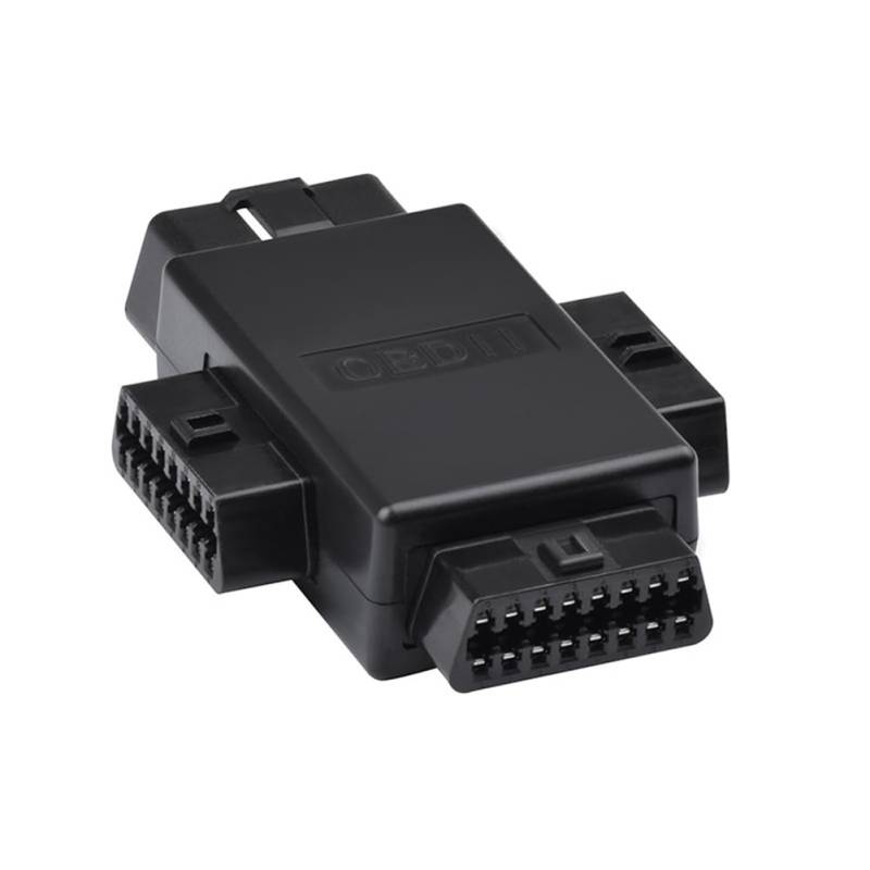 Swiixxer Schalter OBD2 OBDII Voll 16 Pin, 1 auf 3 OBD-Kabel Splitter Switch Konverter Adapter für Diagnose Extender Tool von Swiixxer