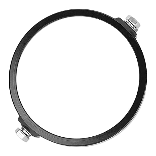 Swiixxer Universal Schwarz 5,75 Aluminium Runde Scheinwerfer GehäUse Scheinwerfer Trim Ring Halterung MotorräDer von Swiixxer