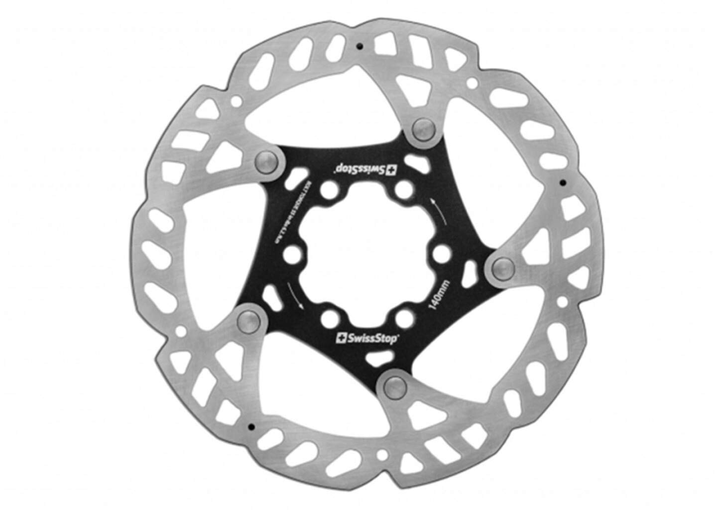 SwissStop Catalyst Bremsscheibe 6-Loch Silber/schwarz von SwissStop