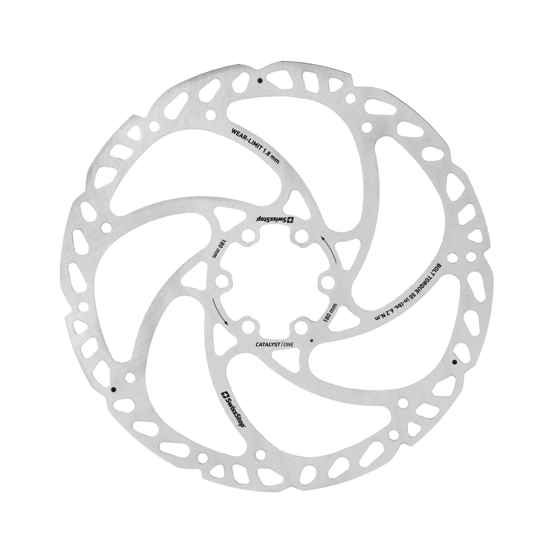 SwissStop Catalyst One Bremsscheibe 6-Loch 180mm von SwissStop