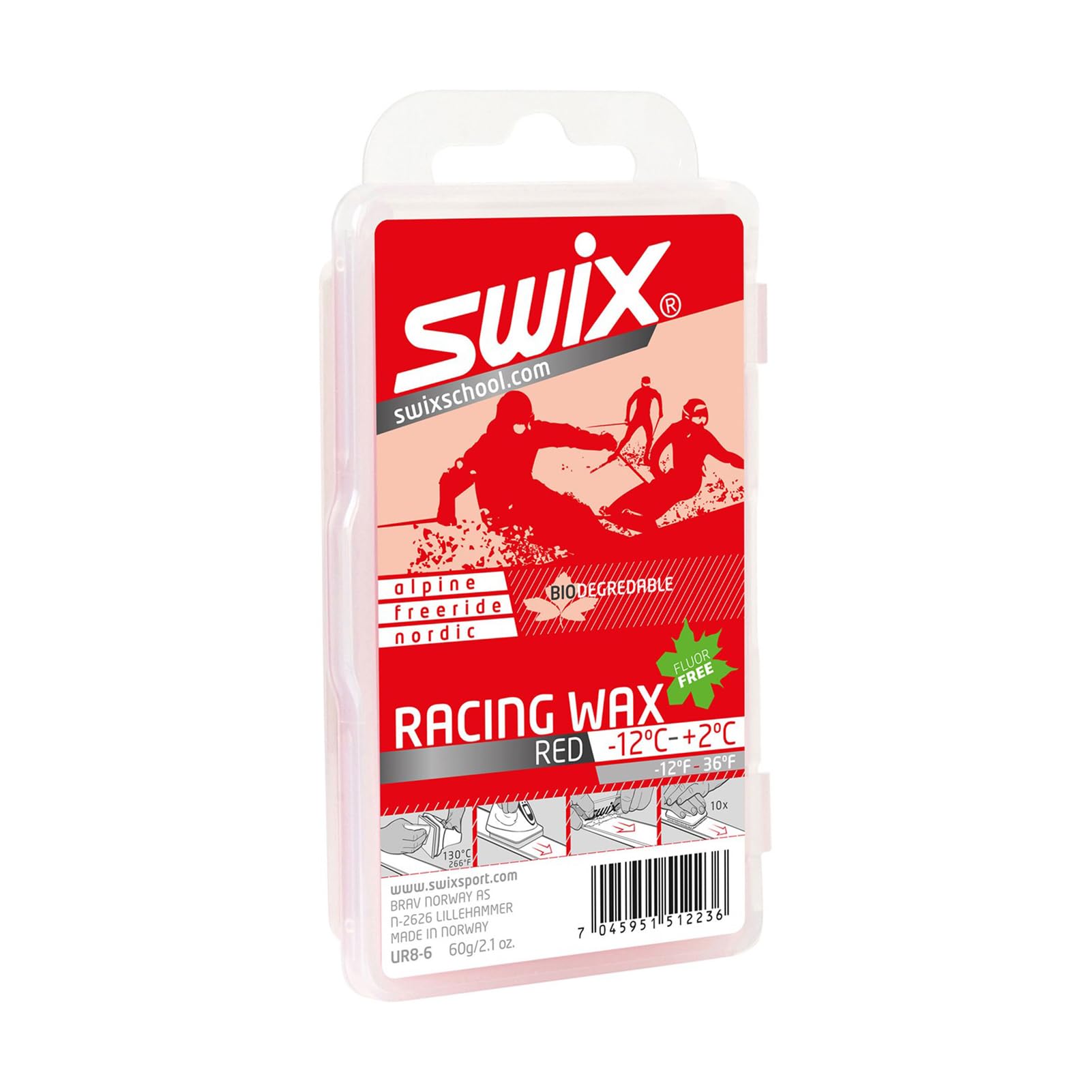 Swix Racing Wax red 60g von Swix