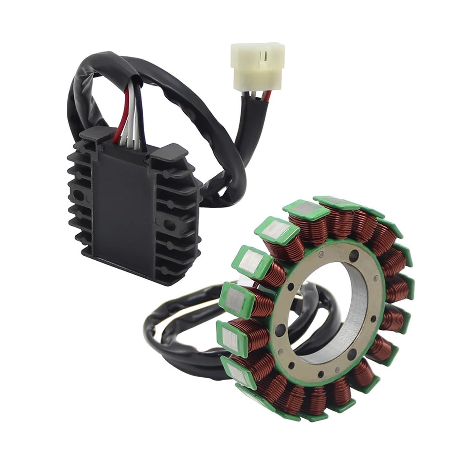 Motorrad Magneto Stator Spule + Gleichrichter for XVS650 Nach XVS 650 650A XVS650A XVS650AT 4VR-81410-00 5KP-81960-00 von SxcXChAom