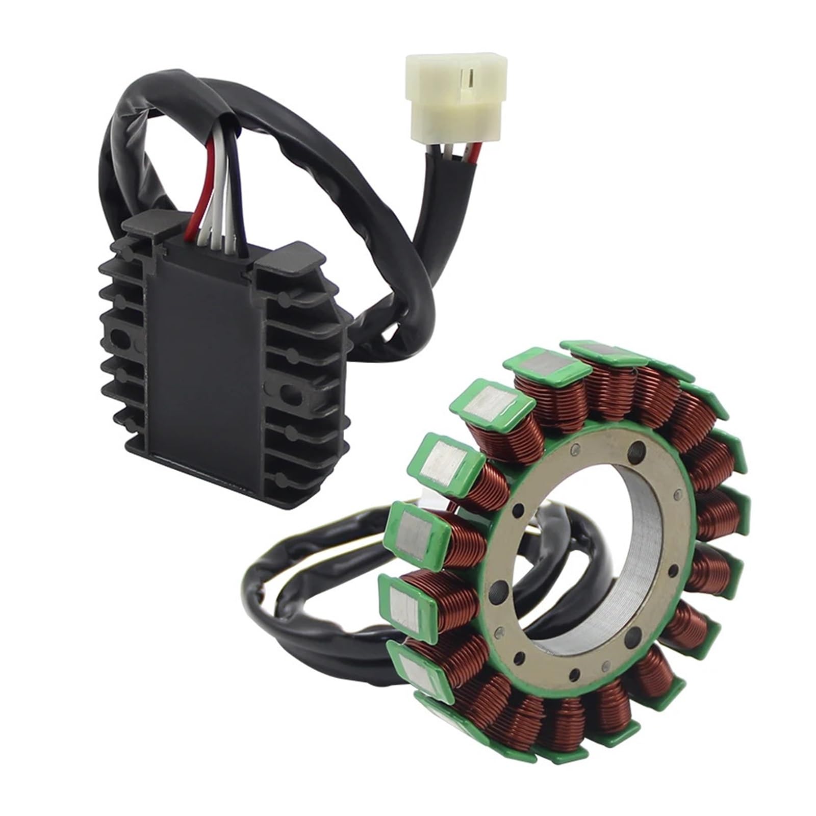 Motorrad Magneto Stator Spule + Gleichrichter for XVS650 Nach XVS 650 650A XVS650A XVS650AT 4VR-81410-00 5KP-81960-00 von SxcXChAom