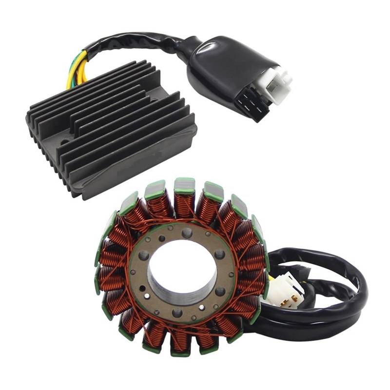 Motorrad Magneto Stator Spule + Spannungsreglergleichrichter for VFR800 Abfangjäger VFR800 VFR 31600-MBG-306 31120-MBG-D01 von SxcXChAom