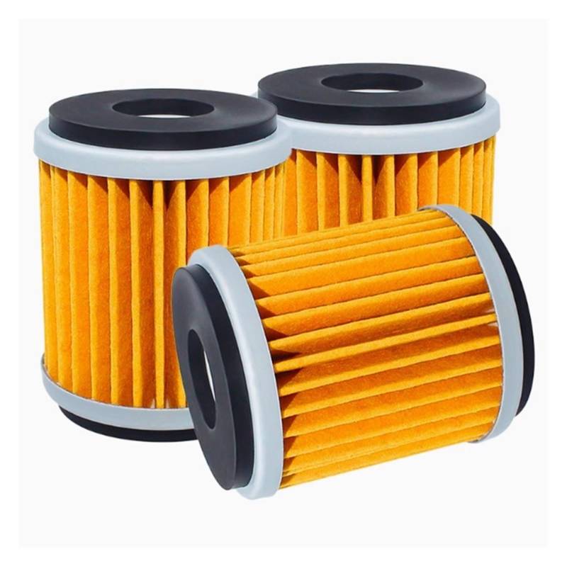 Motorrad Ölfilter for Raptor YFM 250 WR125R WR125X WR250F WR250R WR250X WR450F YZ250F YZ250FX YZ450F YFZ450(3pcs-yellow) von SxcXChAom