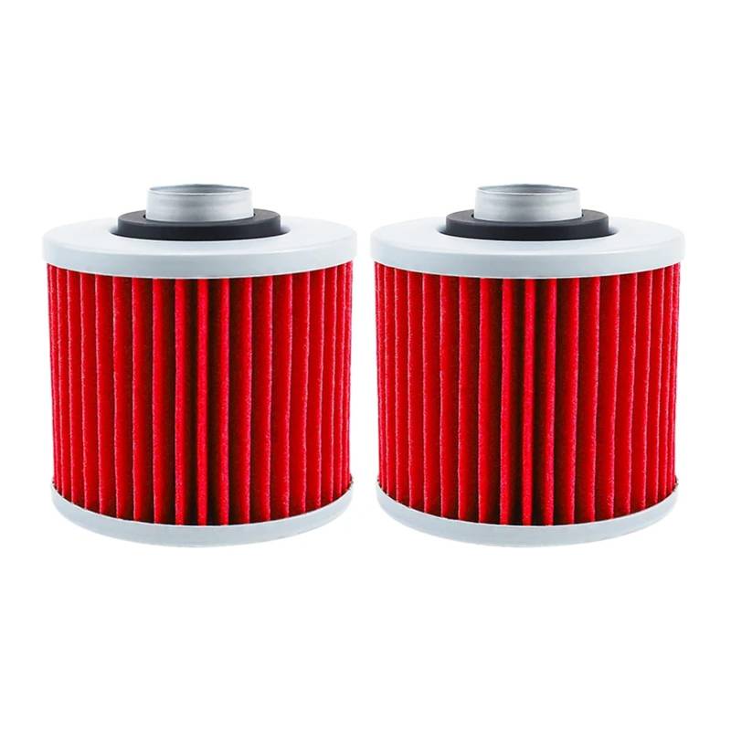 Motorrad Teile Öl Filter for Pegaso 660 2005-2014 650 Fabrik Strada Trail 2005-2008(Red-2 pcs) von SxcXChAom