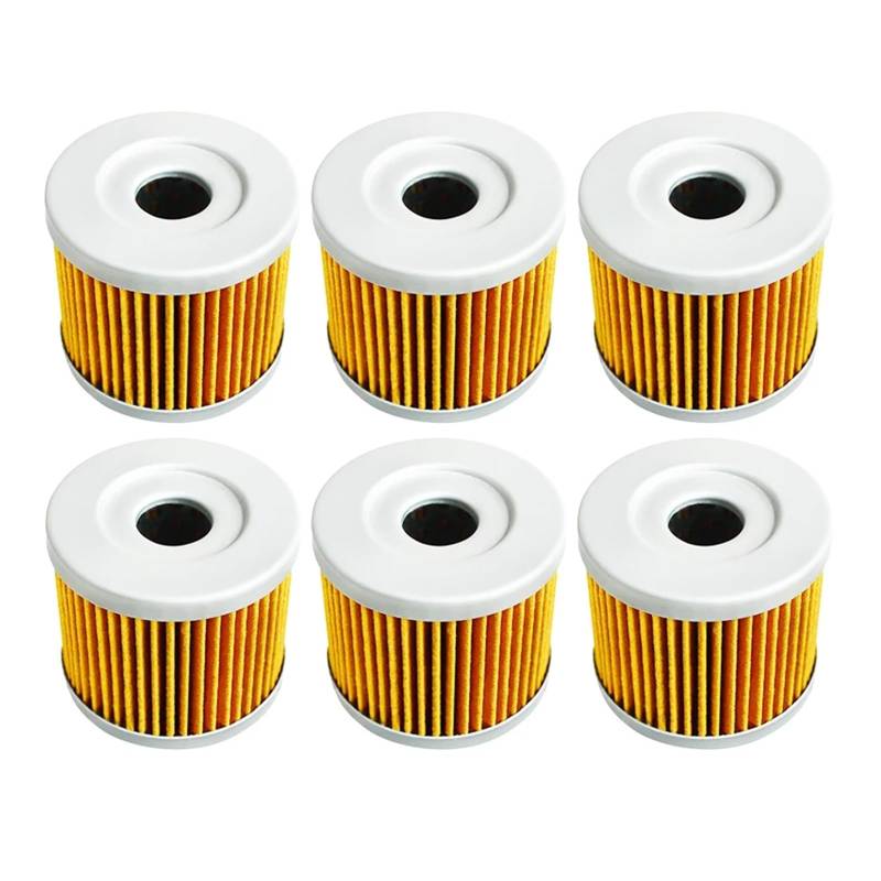 Ölfilter for ALT125 ALT185 CS125 GN125 GN 125 GS125 Marauder GZ 125 LT125 LT185 Quadsport LTZ90 SP100 SP125(6pcs-yellow) von SxcXChAom