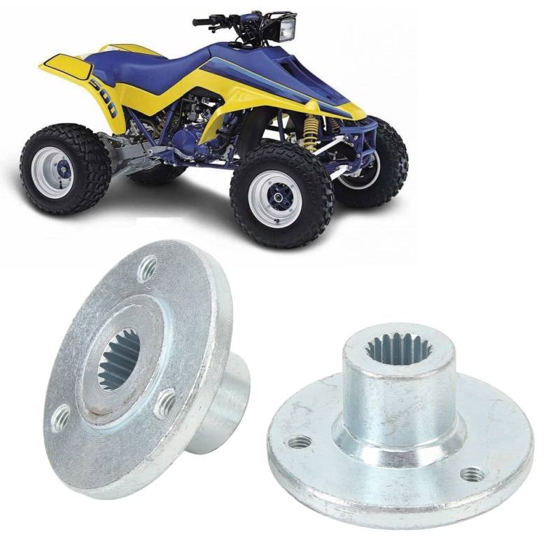 17T 3 Bolzen Hinterradnabe, Paar Hinterachsradnabe aus Wellenstahllegierung, Passend für Quad Bike ATV Dune Go Kart mit 5-Zoll-Reifen von Sxhlseller