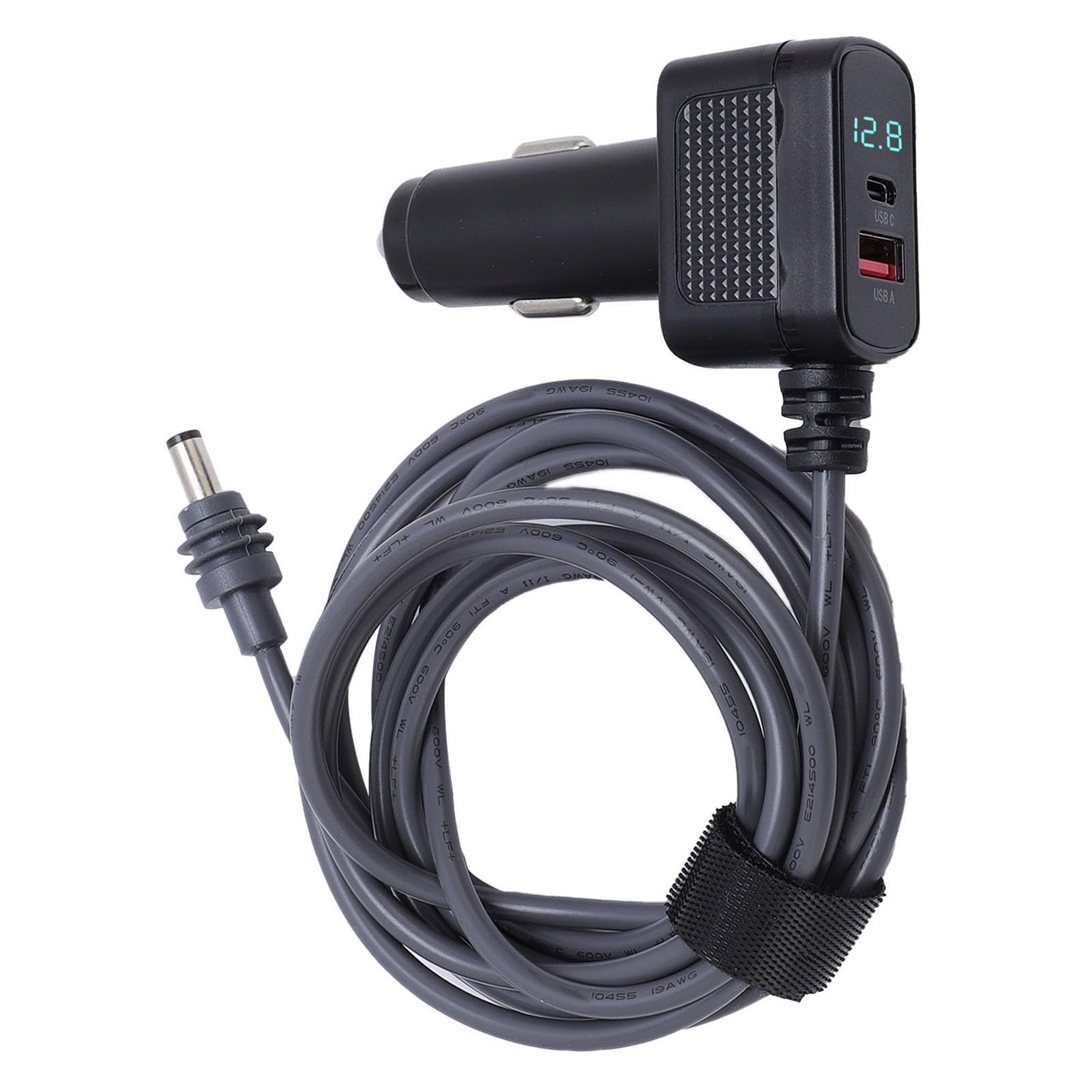 Starlinkmini DC Power Cable Cigarette Leichteradapter, 5m 16,4 Fuß Auto-Ladegerät für Starlinkmini 12V-24 V mit Zwei Schnellen Ladeanschlüssen, Support USB C 36W, Digital von Sxhlseller