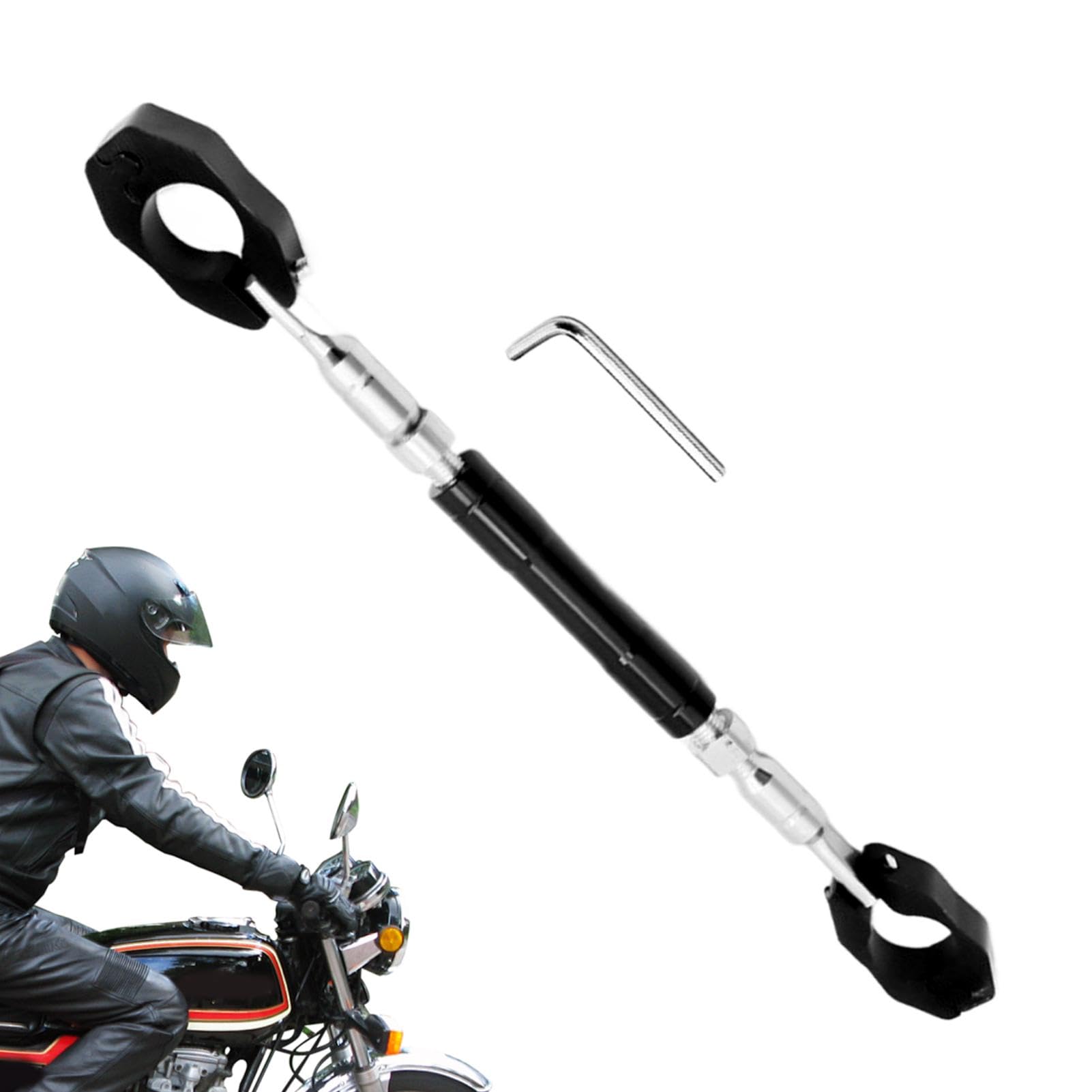 Syengery Motorrad-Zugstange, Motorrad-Lenkerstrebe - Brace Lenker Balance Modified Motorrad Bar | Verstärkungswerkzeug aus Aluminiumlegierung zur Aufnahme von Handyhalterungen und externen von Syengery