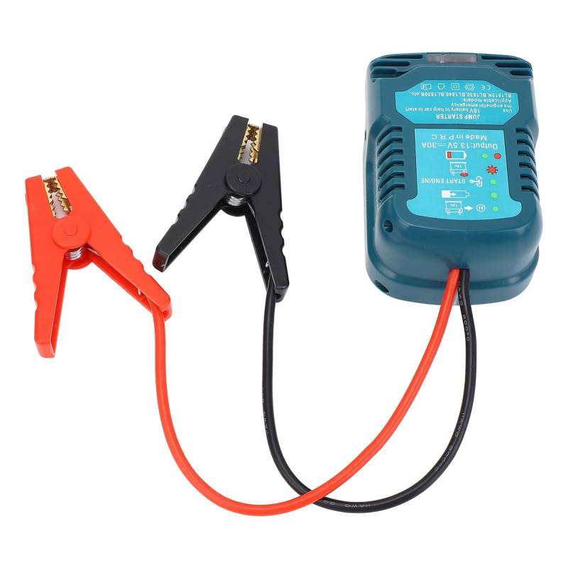 Autosprungstarter, Autobatterie -Sprungstarter, 12 -V -Auto -Batterie -Sprungstarter, Tragbares 12 -V -Notfallleistung für Mobiles Netzteil für BL1815n BL1830 BL1840 BL1850B 18 V von Syrisora