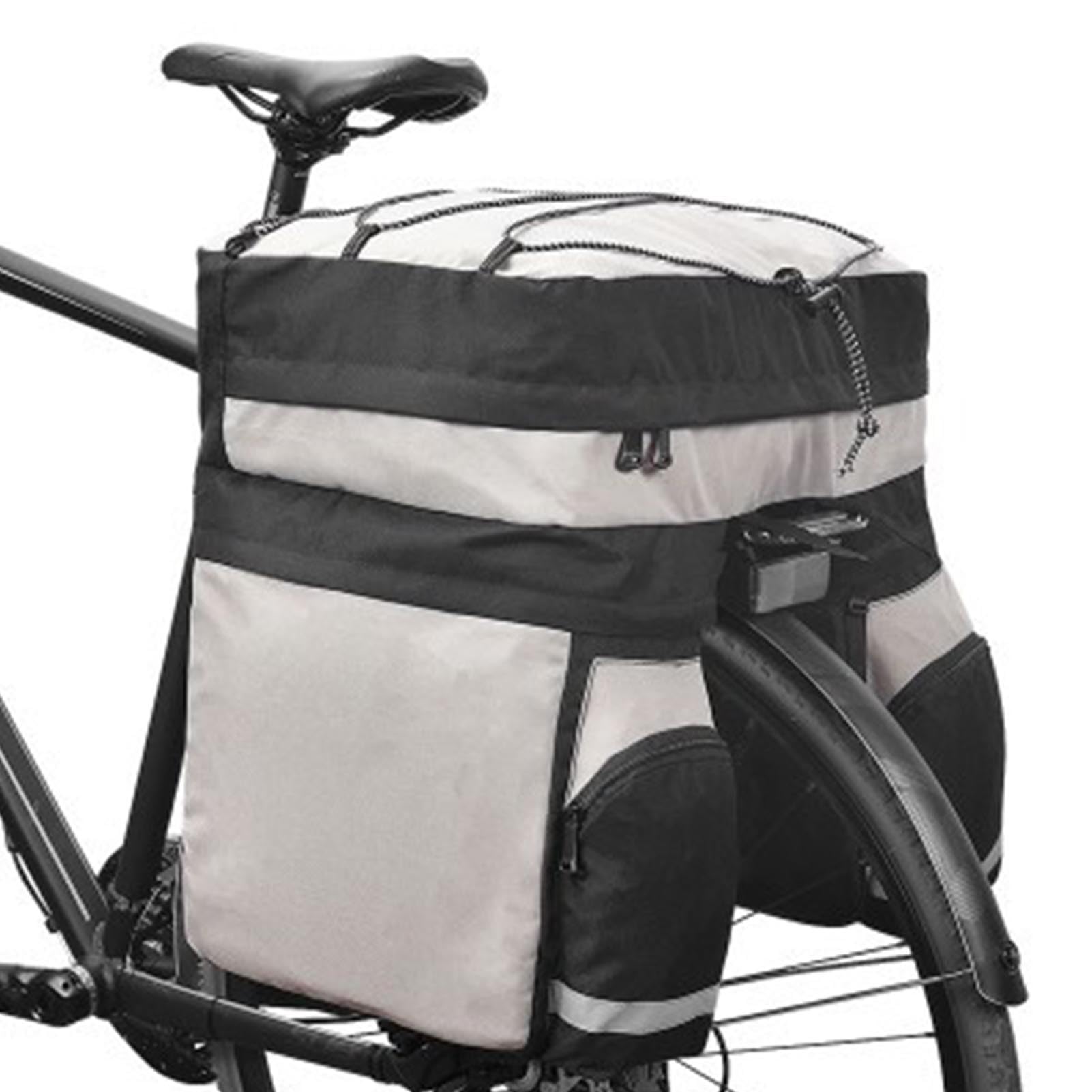 Rücksitz-Tragetasche, Fahrradkoffertasche, 60 l, großes Fassungsvermögen, 3-in-1, multifunktionale Rücksitz-Aufbewahrungstasche für Mountainbikes von Syrisora