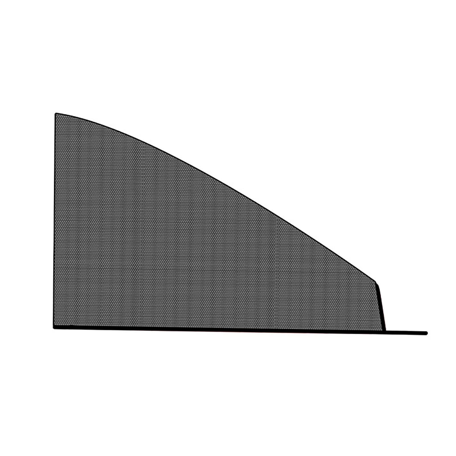 Syrisora Sonnenschutz Autofenster Atmungsaktives Mesh Sonnenschutz Schwarz Leicht Flexibel Tragbar UV-Schutz Vorhang für Auto (L vorne) von Syrisora