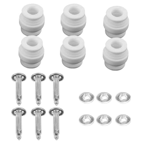 Stoßdämpfende Gummikugeln für die Stoßdämpfung + Anti-drop Stoßdämpfer Pins Kit für DJI Phantom 3 Standard Professional Advanced,Gimbal Kamerakissen Reparatur Ersatzteile,Drohnen-Zubehör von Szaerfa