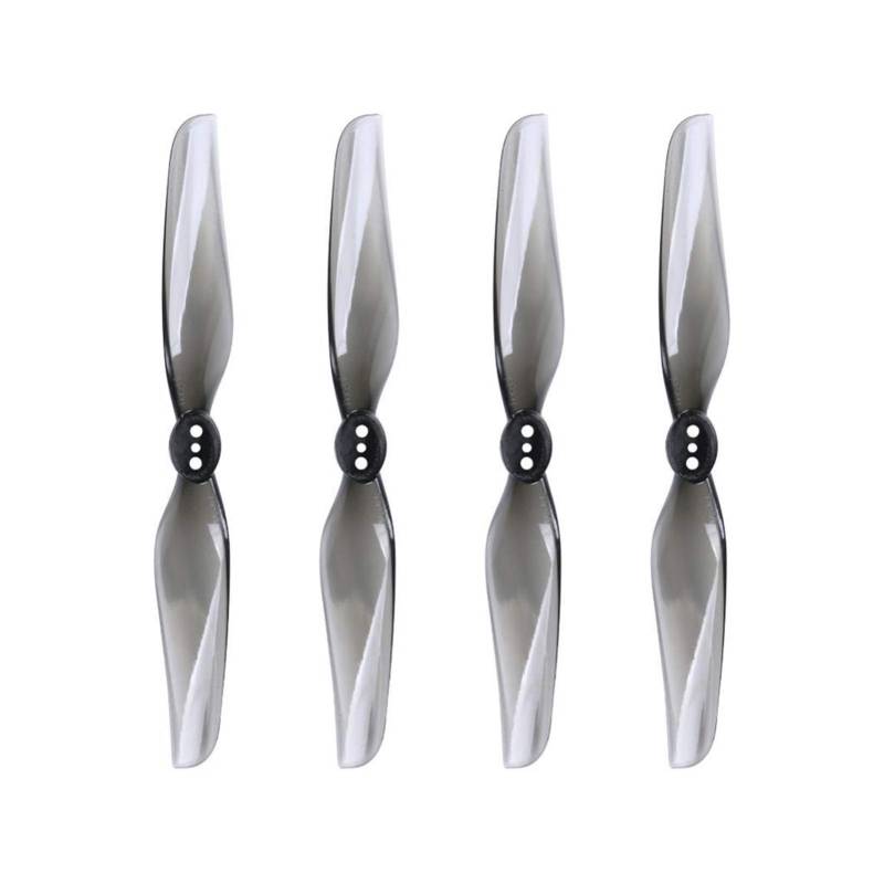 Szwaldaper 16 stücke/8 Paar T4030 4 Zoll 2 Klinge Propeller Prop Kompatibel 1404 Motor FPV Racing Drone Kit Drohnenblattpropeller(Crystal Grey) von Szwaldaper