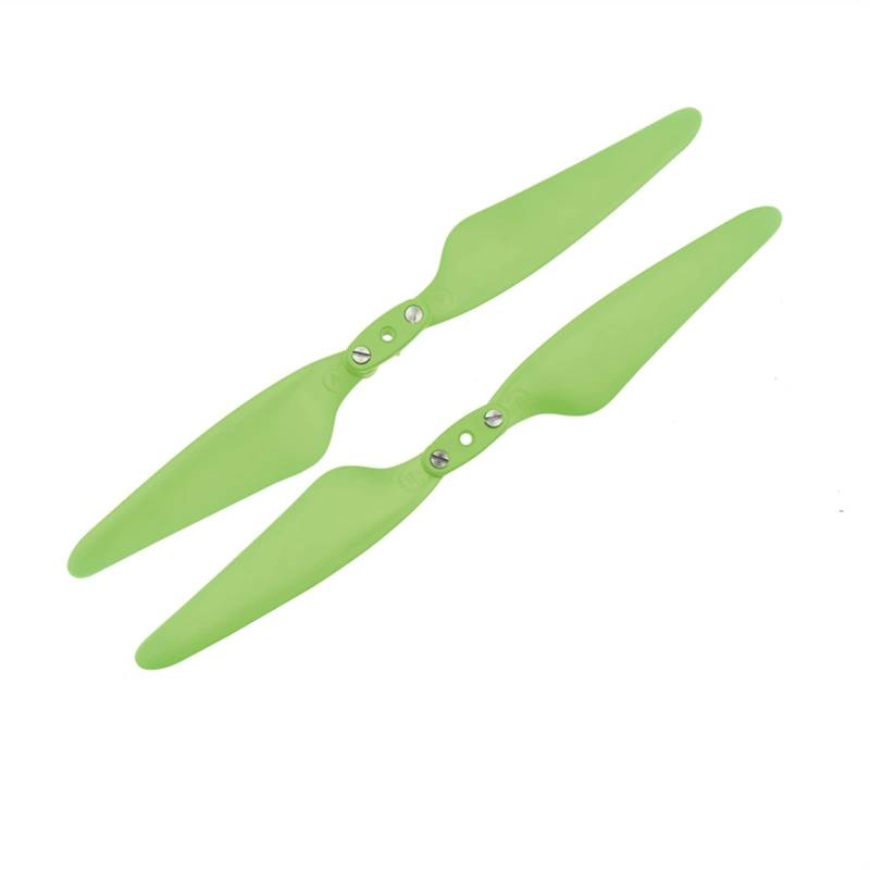 Szwaldaper 2/4/8 stücke Propeller Schnellverschluss Faltbare Propeller Requisiten CW CCW Paddel Drone Quadcopter Zubehör, for HUBSAN, Zino H117S Drohnenblattpropeller(Bundle 2,Green) von Szwaldaper