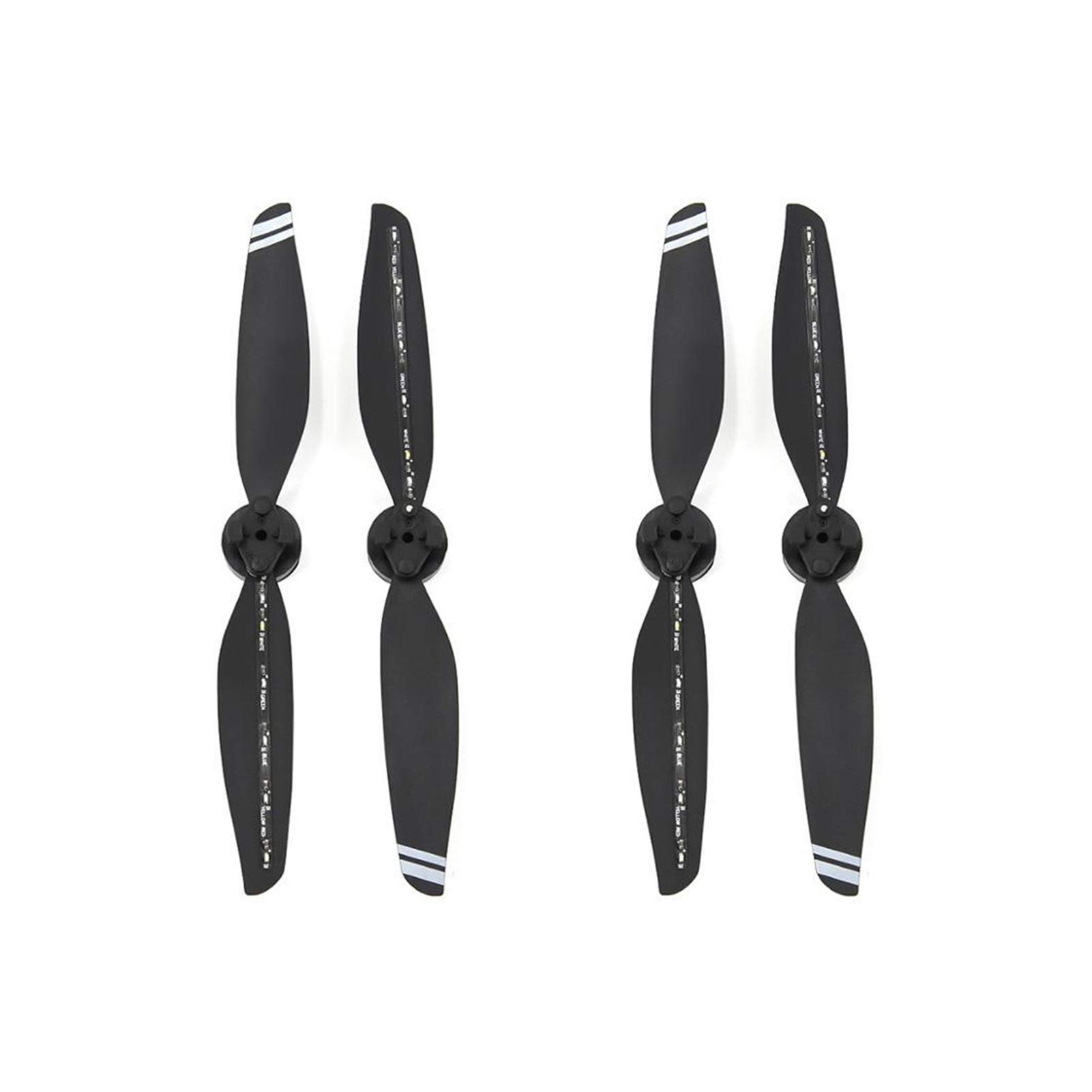 Szwaldaper 2 Paar Flash-Propeller 7238, wiederaufladbarer Propeller for Nachtflüge, for DJI, for Mavic Air 2, Propeller-Verlängerungszubehör Drohnenblattpropeller(2Pairs) von Szwaldaper