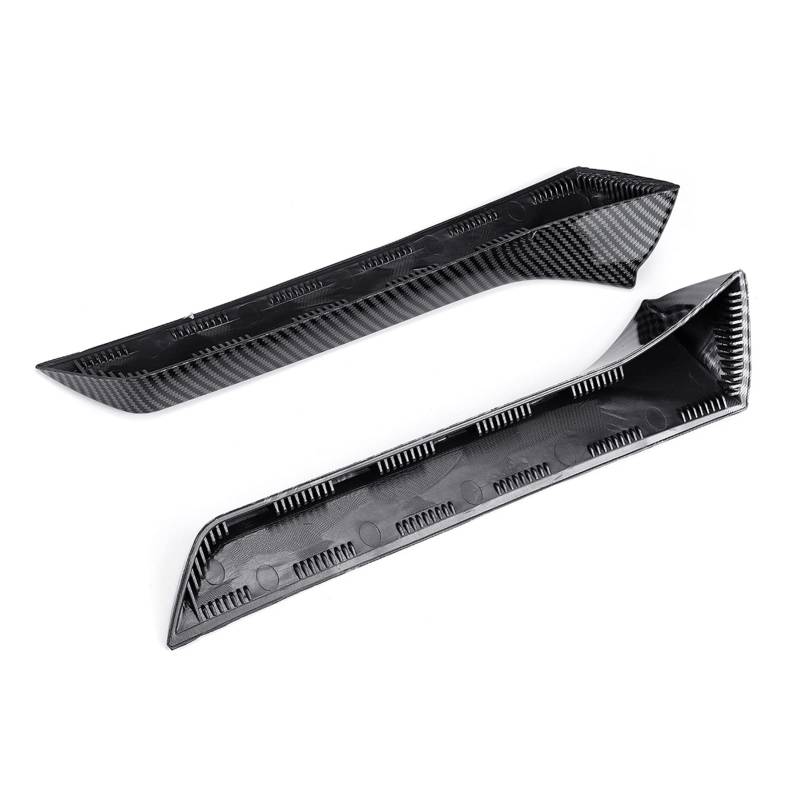 Szwaldaper 2 Stück Autofensterverkleidung Lip Spoiler Aleron, for Seat, for Leon 5F FR Mk3 MK3.5 Heckdachflügel Seitenkante Heckklappe Heckspoilerlippe Kofferraum-Seitenspoilerflügel(Carbon Fiber Look von Szwaldaper