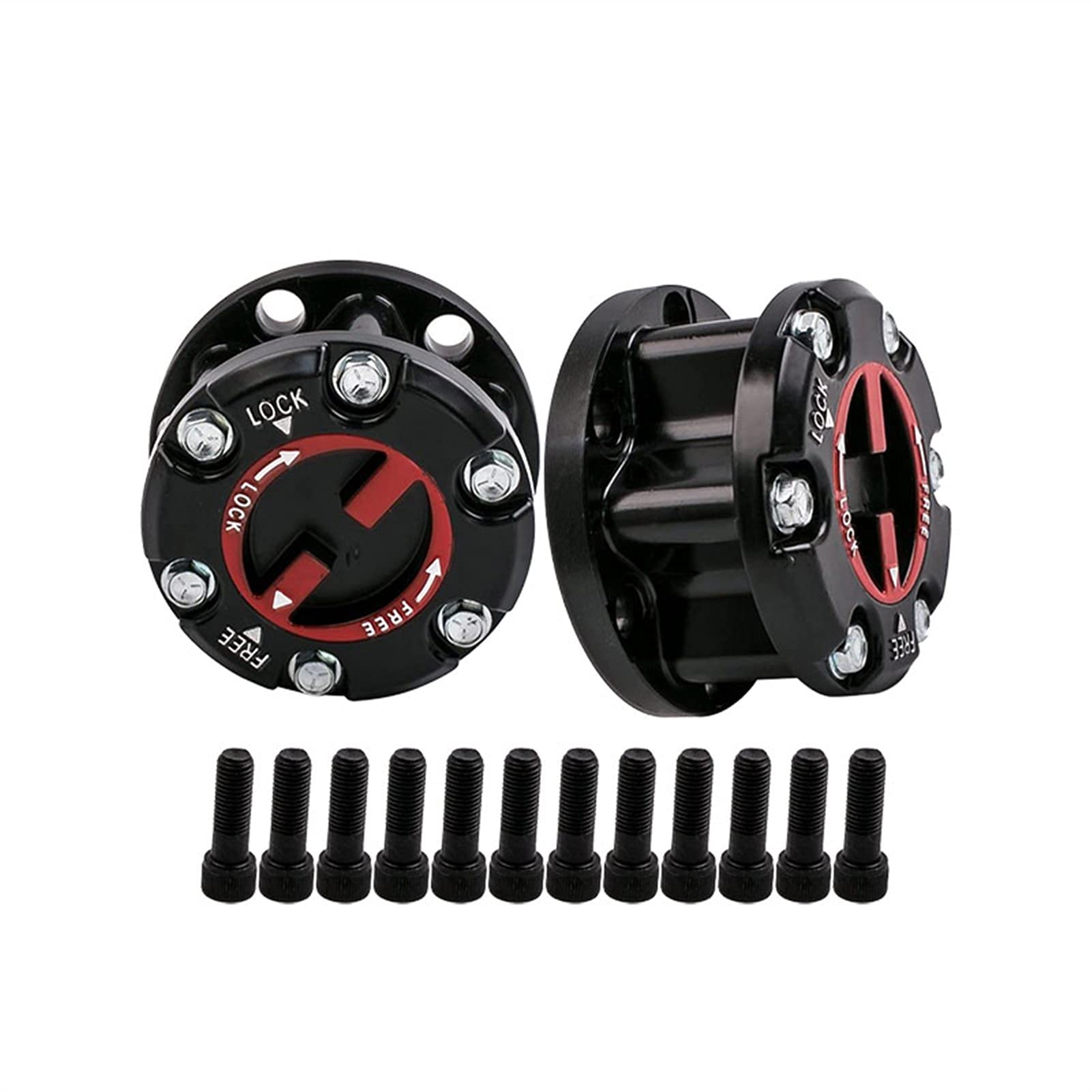 Szwaldaper 2 stück X, for Isuzu, Pickup Trooper, for Opel, Frontera Holden Jackaroo Freies Rad Hub Locking HUBS AVM433 897113446PT 8971134460 B022 Manuelle Radblockiernabe von Szwaldaper