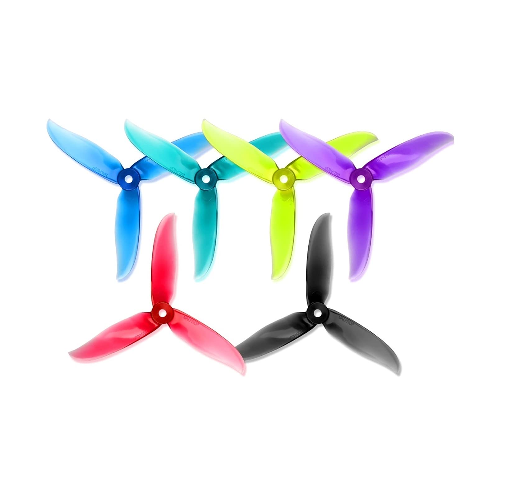 Szwaldaper 24 Pcs 12 Paar T5045C PRO 5045 3-Blatt Propeller FPV Freestyle Drone Quadcopter Aktualisiert Version Prop Drohnenblattpropeller(12 Pairs Mixed Color) von Szwaldaper