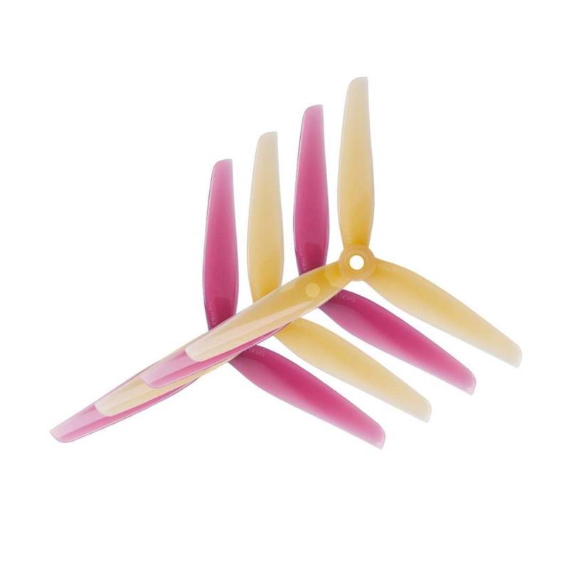 Szwaldaper 4 Sätze P3 Jelly Prop 5130 5,1X3X3 5,1 Zoll 3-Blatt/dreiblättriger Propeller Prop FPV Racing Drone Teil Drohnenblattpropeller von Szwaldaper