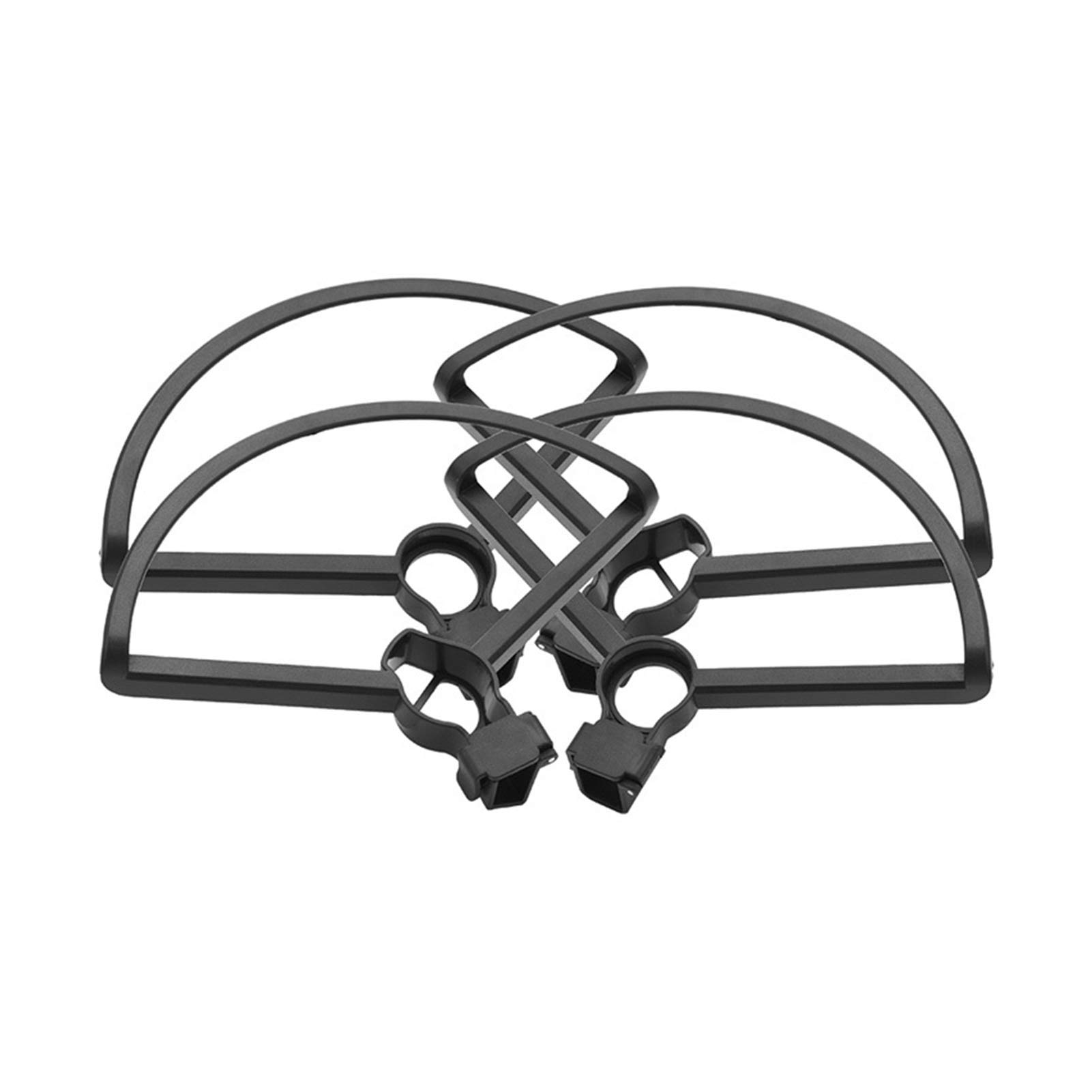 Szwaldaper 4-teiliges Propellerschutz-Fahrwerkskit, for DJI, for Mavic, for Mini, Drohnenschutzzubehör, Höhenverlängerer, Fens Guard Drohnenblattpropeller(Black) von Szwaldaper