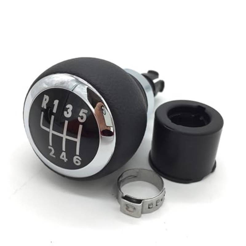 Szwaldaper 5 6-Gang-Schaltknauf, for Passat, B6 2005–2011, manuell Automatik-Schaltknauf(Black 6 Speed Knob) von Szwaldaper