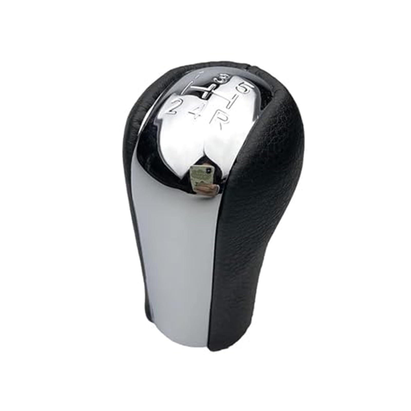 Szwaldaper 5 6 Gang Schaltknauf Hebel Schaltstift Gamasche Leder Kofferraumabdeckung, for Toyota, AVENSIS T25 MK2 2003-2009 Automatik-Schaltknauf(Black 5 Speed Gear knob) von Szwaldaper