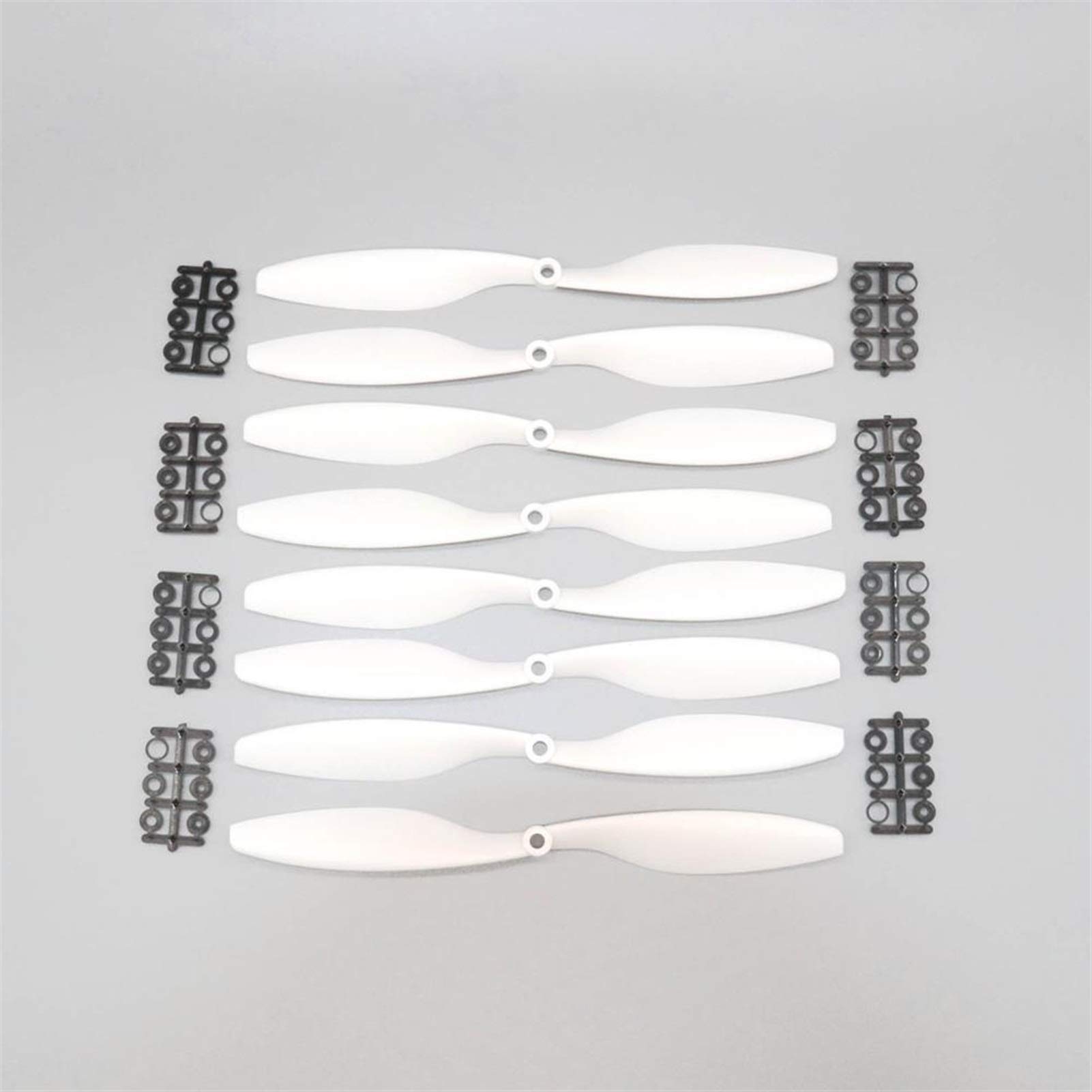 Szwaldaper 8 PCS 1045 Propeller F450 F550 RC Quadcopter Drone Ersatz Requisiten Teile Zubehör Drohnenblattpropeller(White) von Szwaldaper