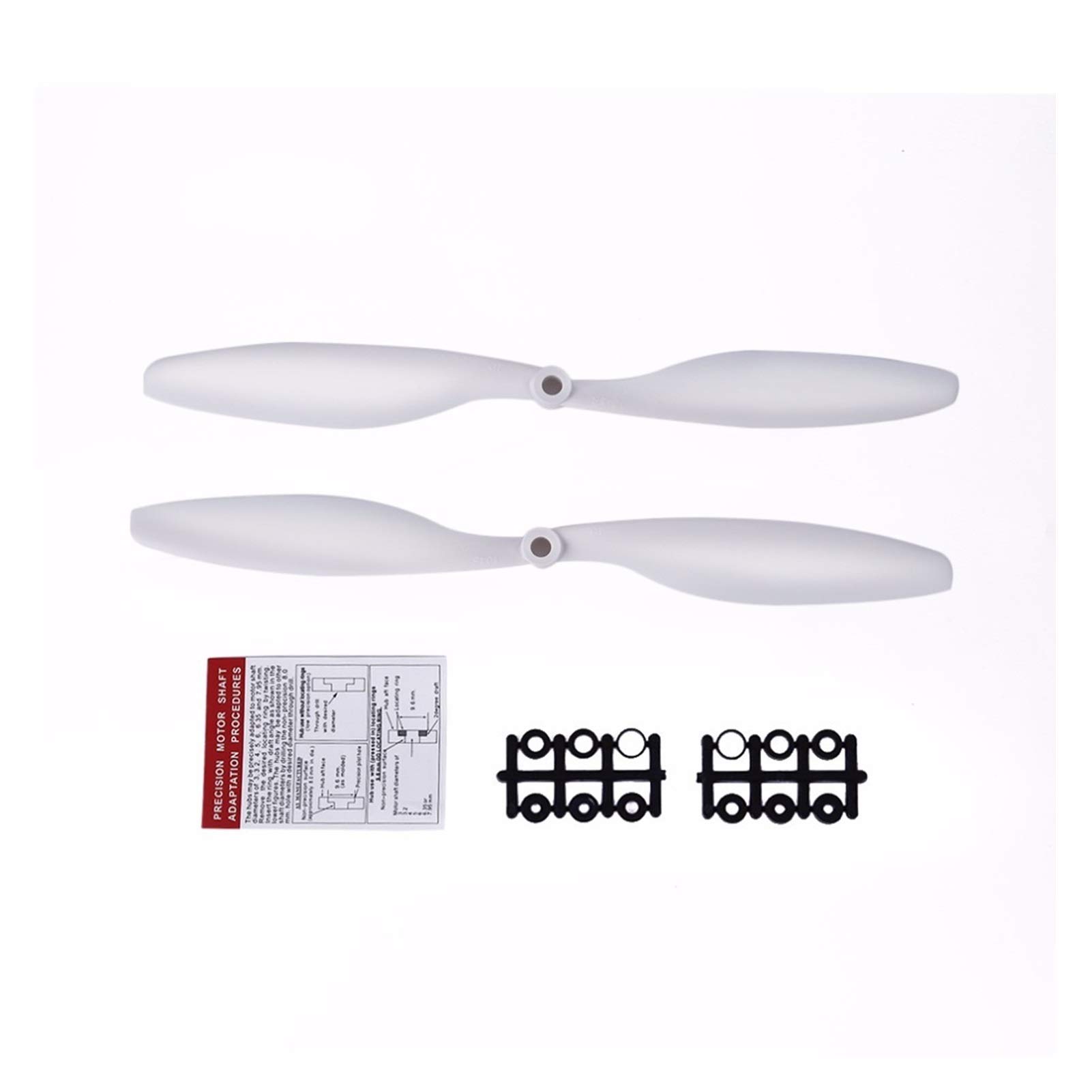 Szwaldaper 8 Stück 1045 1045R Propeller ABS Ersatzstützen, for DJI, F450 F550 Multicopter Quadcopter Drone Ersatzteile CW CCW Flügelventilator Drohnenblattpropeller(White) von Szwaldaper