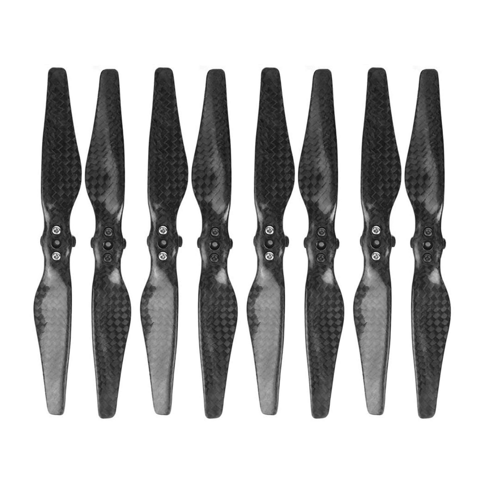 Szwaldaper 8 Stück 5332S Kohlefaser-Propeller, for DJI, for Mavic AIR Drone 5332 Schnellverschluss-Propeller, Ersatzteile, langlebige Flügelventilatoren Drohnenblattpropeller von Szwaldaper