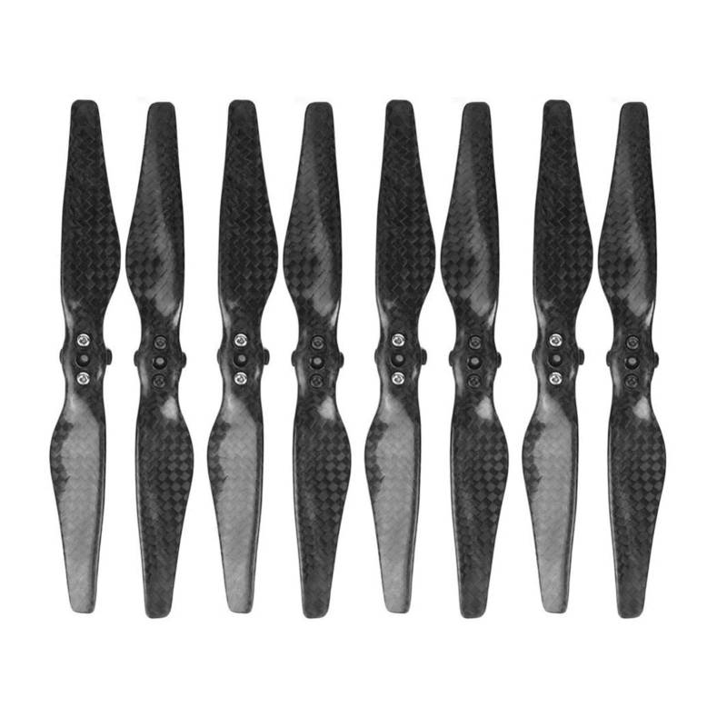 Szwaldaper 8 Stück 5332S Kohlefaser-Propeller, for DJI, for Mavic AIR Drone 5332 Schnellverschluss-Propeller, Ersatzteile, langlebige Flügelventilatoren Drohnenblattpropeller von Szwaldaper