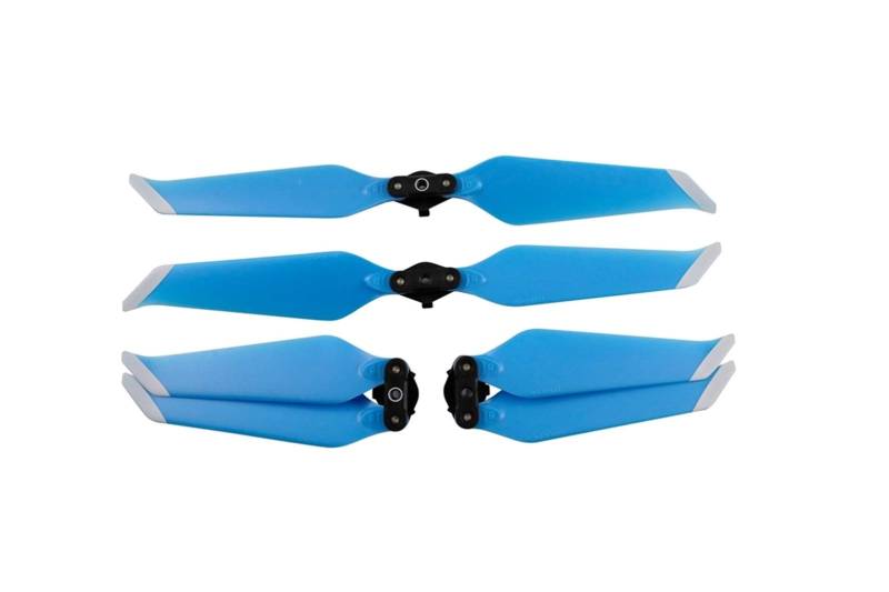 Szwaldaper 8-teiliger Propeller, for DJI, for Mavic 2 Pro Zoom 8743 Geräuscharme Propeller Schnellverschluss-Klappklinge Geräuschreduzierung Propeller Drohnenzubehör Drohnenblattpropeller(4PCS Blue) von Szwaldaper