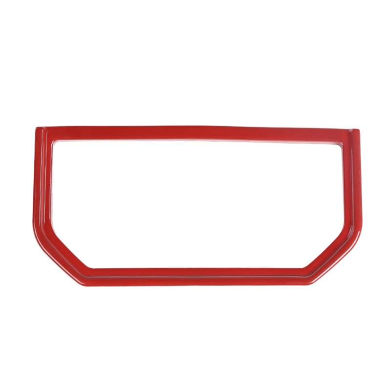 Szwaldaper ABS Autoinnenraum Armlehne Box Getränkehalter Dekoration Ringabdeckung Zieraufkleber, for Ford, for F-150, 2016 Up Autozubehör Styling Auto-Entlüftungsringabdeckung(Red) von Szwaldaper