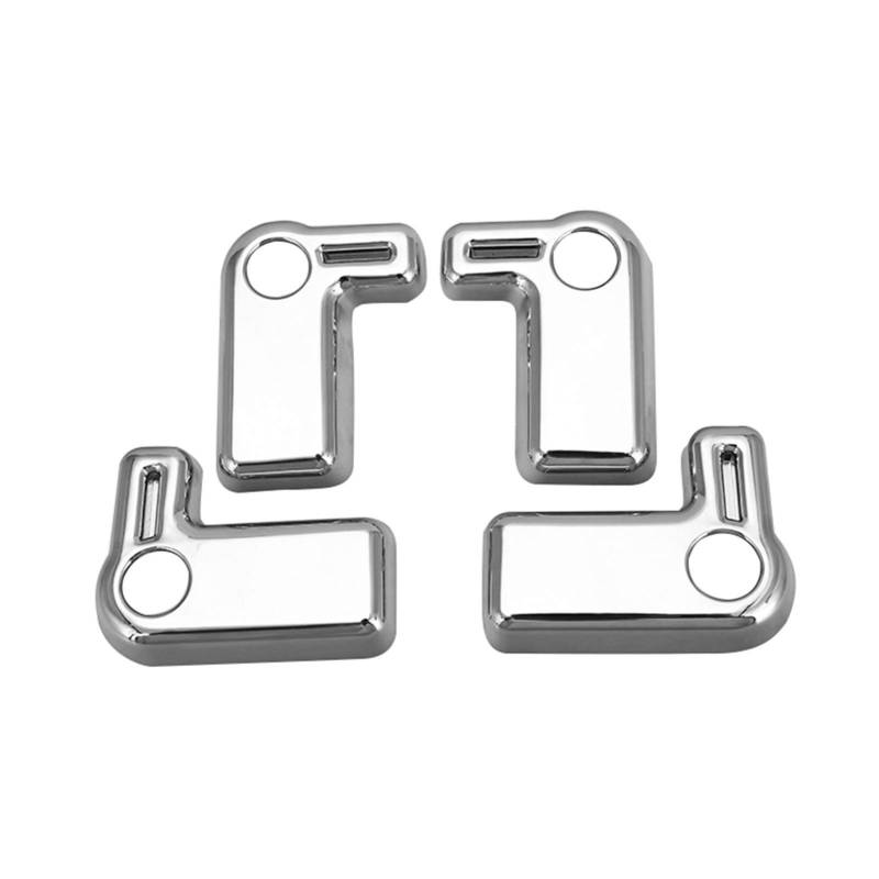 Szwaldaper ABS Autoinnenraum Top Demolition Schalter Dachgriff Dekoration Abdeckung Aufkleber, for Jeep, Wrangler JK 2007 Up Autozubehör Auto-Entlüftungsringabdeckung(Chrome) von Szwaldaper